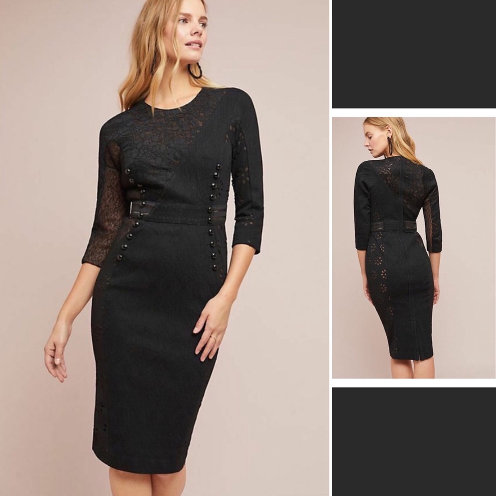 Anthropologie Bettine Column Dress